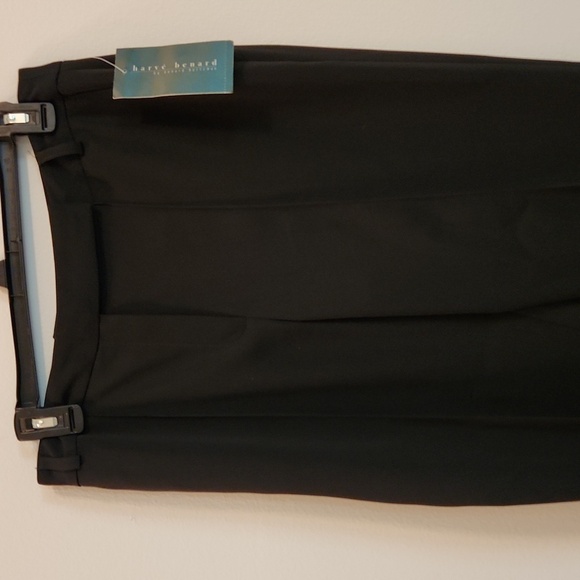 NWT Harve Bernard Women's Black Dress Cuffed Slacks size 10 - Picture 1 of 5